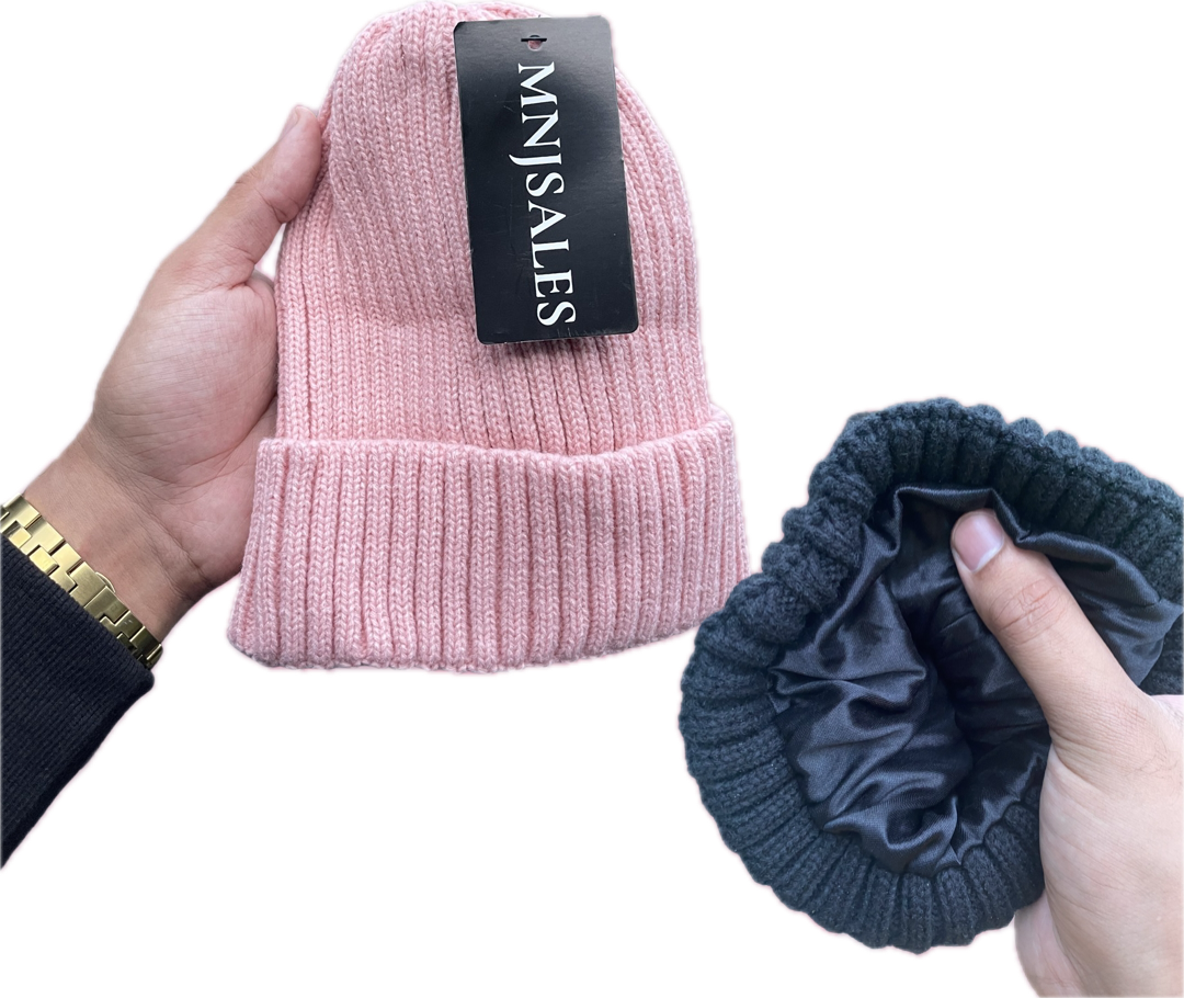 Satin-Lined Beanies