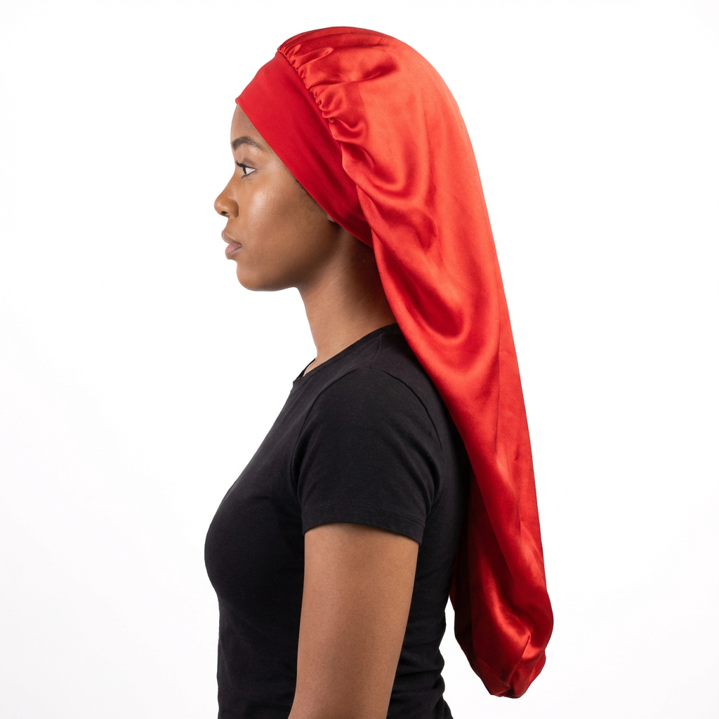 Non-Slip Satin Bonnet Long