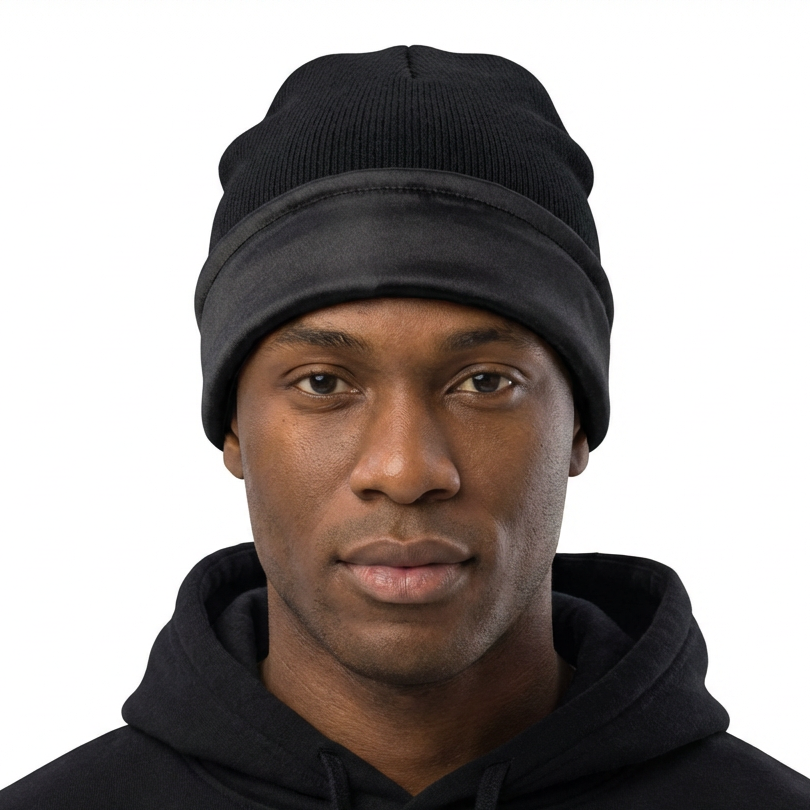 Satin-Lined Beanie