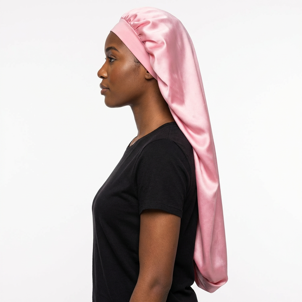 Non-Slip Satin Bonnet Long