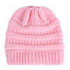 Satin-Lined Beanie With Ponytail Hole