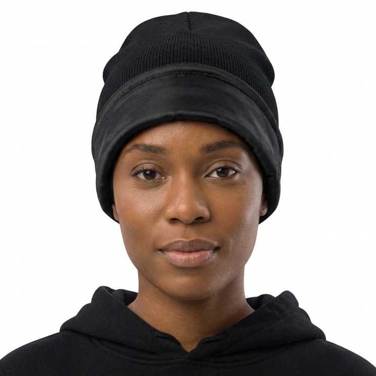 Satin-Lined Beanie