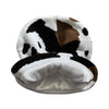 Cow Print Satin-Lined Beanie