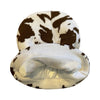 Cow Print Satin-Lined Beanie