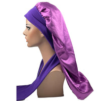 Non-Slip Satin Bonnet Long