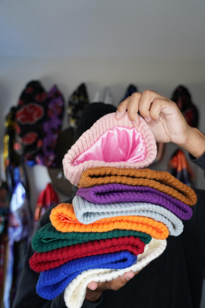 Satin-Lined Beanies